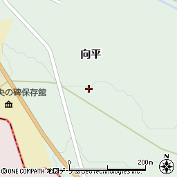 青森県上北郡東北町向平1周辺の地図