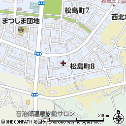 シティーハイツ松島Ａ棟周辺の地図