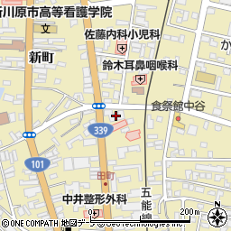 セコム株式会社　五所川原営業所周辺の地図
