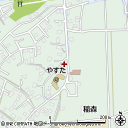 青森県青森市安田稲森180-1周辺の地図