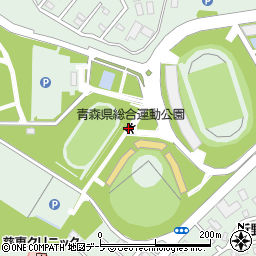青森県総合運動公園周辺の地図