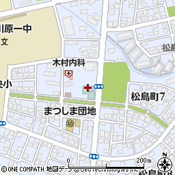 松島温泉周辺の地図