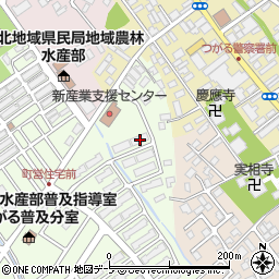 青森県つがる市木造桜木17周辺の地図