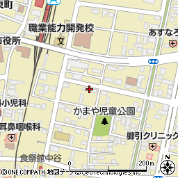 五所川原交通株式会社　事務室周辺の地図