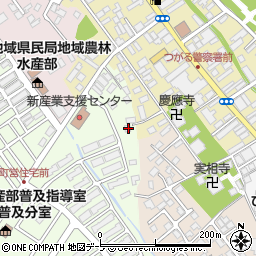 青森県つがる市木造桜木18周辺の地図