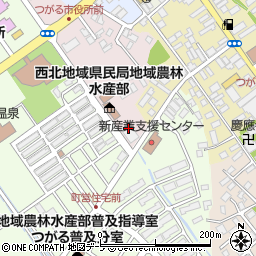 屏風山土地改良区周辺の地図