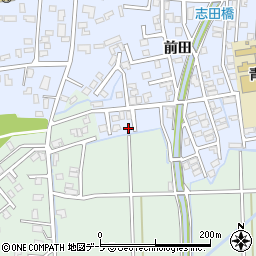 青森県青森市浪館平岡35-8周辺の地図