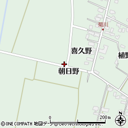 青森県つがる市木造菊川喜久野7周辺の地図