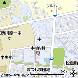 警察松島町職員宿舎周辺の地図