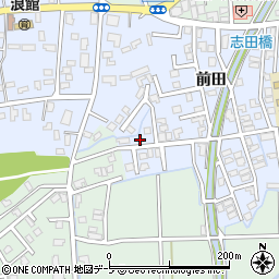 青森県青森市浪館平岡36-3周辺の地図