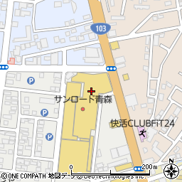 青森松竹アムゼ１・２・３周辺の地図