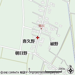 青森県つがる市木造菊川喜久野21周辺の地図
