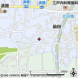 青森県青森市浪館平岡37-3周辺の地図
