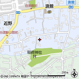 青森県青森市浪館平岡120-1周辺の地図