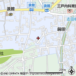 青森県青森市浪館平岡39-5周辺の地図