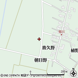青森県つがる市木造菊川喜久野16-1周辺の地図