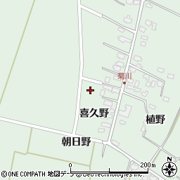 青森県つがる市木造菊川喜久野23周辺の地図