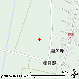 青森県つがる市木造菊川喜久野15周辺の地図