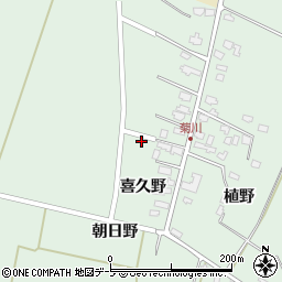 青森県つがる市木造菊川喜久野24周辺の地図