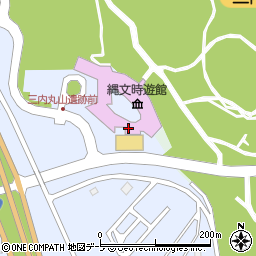 三内丸山遺跡展示室周辺の地図