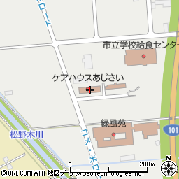 ケアハウスあじさい周辺の地図