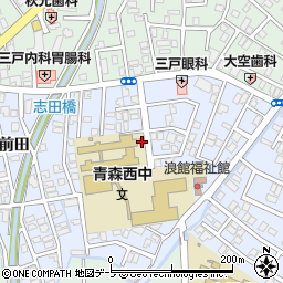 青森県青森市浪館志田16-5周辺の地図