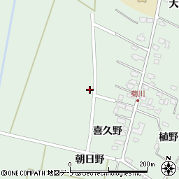 青森県つがる市木造菊川宝森36-1周辺の地図