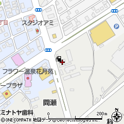 株式会社オカモト　セルフ青森浜館周辺の地図