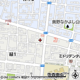 株式会社バンザイ　青森営業所周辺の地図