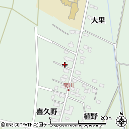 青森県つがる市木造菊川喜久野33周辺の地図