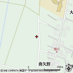 青森県つがる市木造菊川宝森周辺の地図