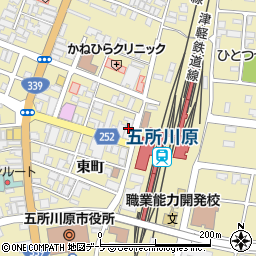 弘南バス株式会社　五所川原駅前案内所周辺の地図
