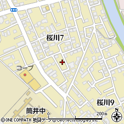 株式会社昌和商事青森営業所周辺の地図
