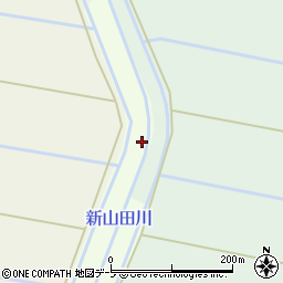 青森県つがる市木造三ツ館（照田）周辺の地図