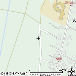 青森県つがる市木造菊川宝森42-2周辺の地図