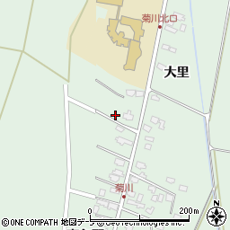 青森県つがる市木造菊川喜久野38周辺の地図