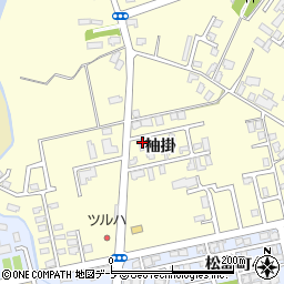 青森県五所川原市漆川袖掛152-17周辺の地図