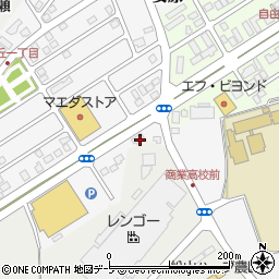 青森食糧株式会社　肥料倉庫周辺の地図