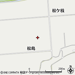 青森県五所川原市金山松島周辺の地図