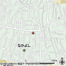 青森県青森市金沢周辺の地図