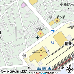 ミライフ東日本株式会社青森店周辺の地図