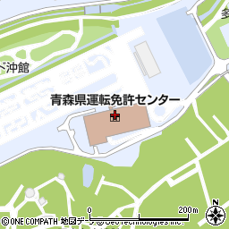 青森県運転免許センター周辺の地図