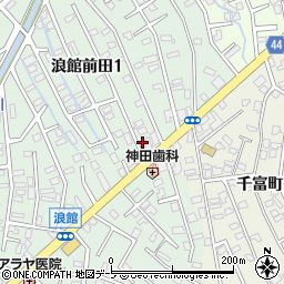 株式会社フロントライン　青森支店周辺の地図