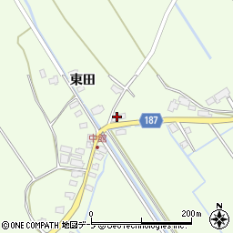 秋田谷酒店周辺の地図