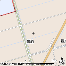 青森県五所川原市小曲鶴泊周辺の地図