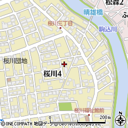 リブ桜川Ａ周辺の地図