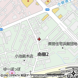 株式会社三創　青森営業所周辺の地図