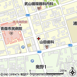 立川ブラインド工業株式会社　青森営業所周辺の地図