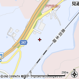 青森県青森市戸門（見通）周辺の地図