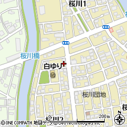 エイト技術株式会社　青森支店周辺の地図